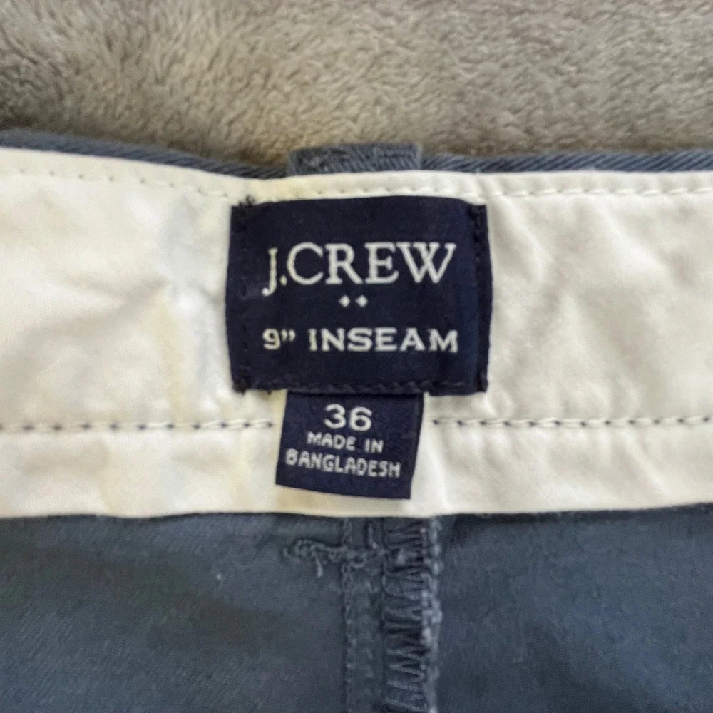 J.Crew‎ Chino Shorts Mens 36 Navy Blue 9